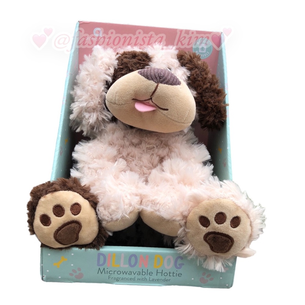 Aroma home Dillon Dog heatable teddy bear NEW - Picture 4 of 6